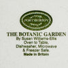 Backstamp on Portmeirion 'The Botanic Garden' peony baking dish