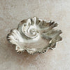 Silver ruffled bowl