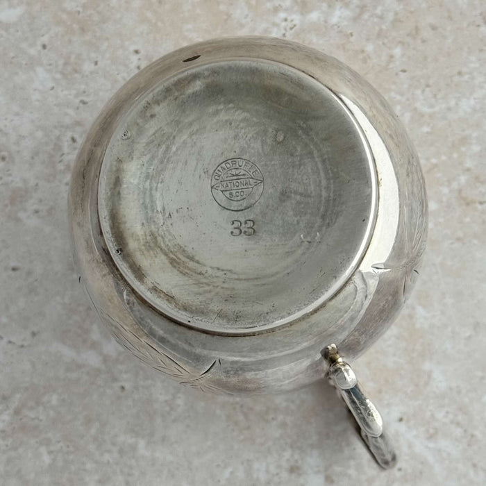 Bottom of silver shaker 