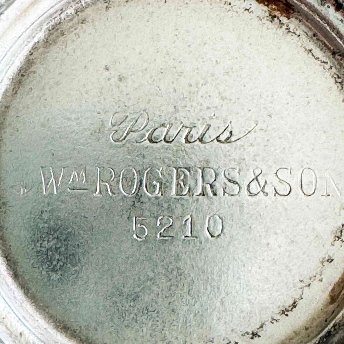 Art deco candle holder maker's mark