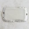 Back view of rose foral tray