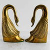 Swan bookends with swans facing each other