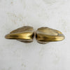 Swan bookends - top-down view