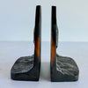 Pair of duck bookends - side view