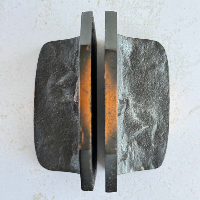 Pair of duck bookends - top-down view
