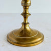 Close-up of patina on candelabra stem 