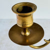 Close-up of patina on left cup and bobeche of candelabra