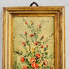 Top half of framed Italian floral still-life