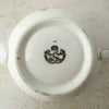 Bottom view of Royal Grafton purple violets teapot