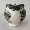 Spout end view of Johnson Bros Friendly Village creamer