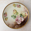 Front view of Imperial Austria porcelain rose plate