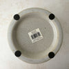 Bottom of Asian-style blue and gray ceramic cachepot
