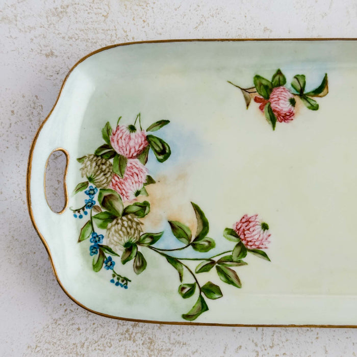 Left side of bavaria porcelain dish