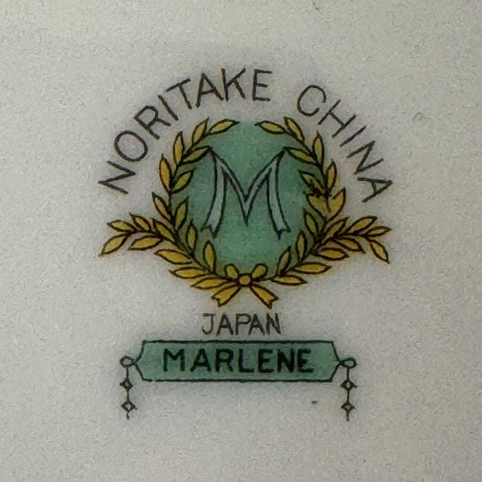Close-up of Noritake Marlene Green backstamp