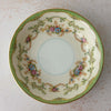 Top down view Noritake Marlene Green dessert bowl